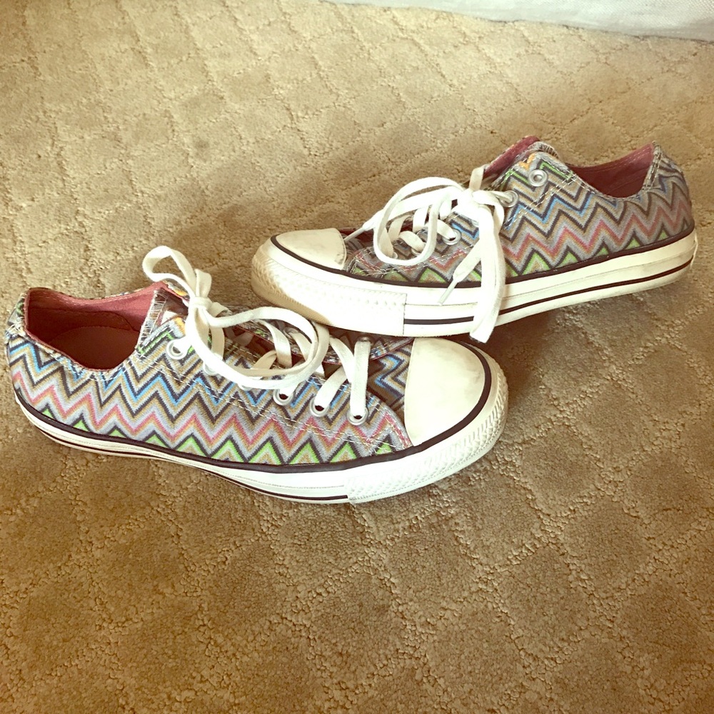 Missoni Converse - lightly worn! Size 38.5