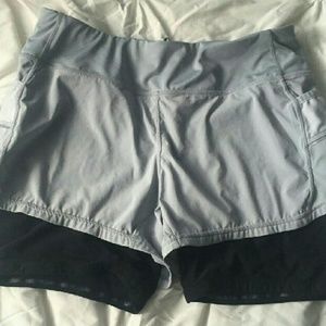 Athleta 2 in 1 Running Shorts