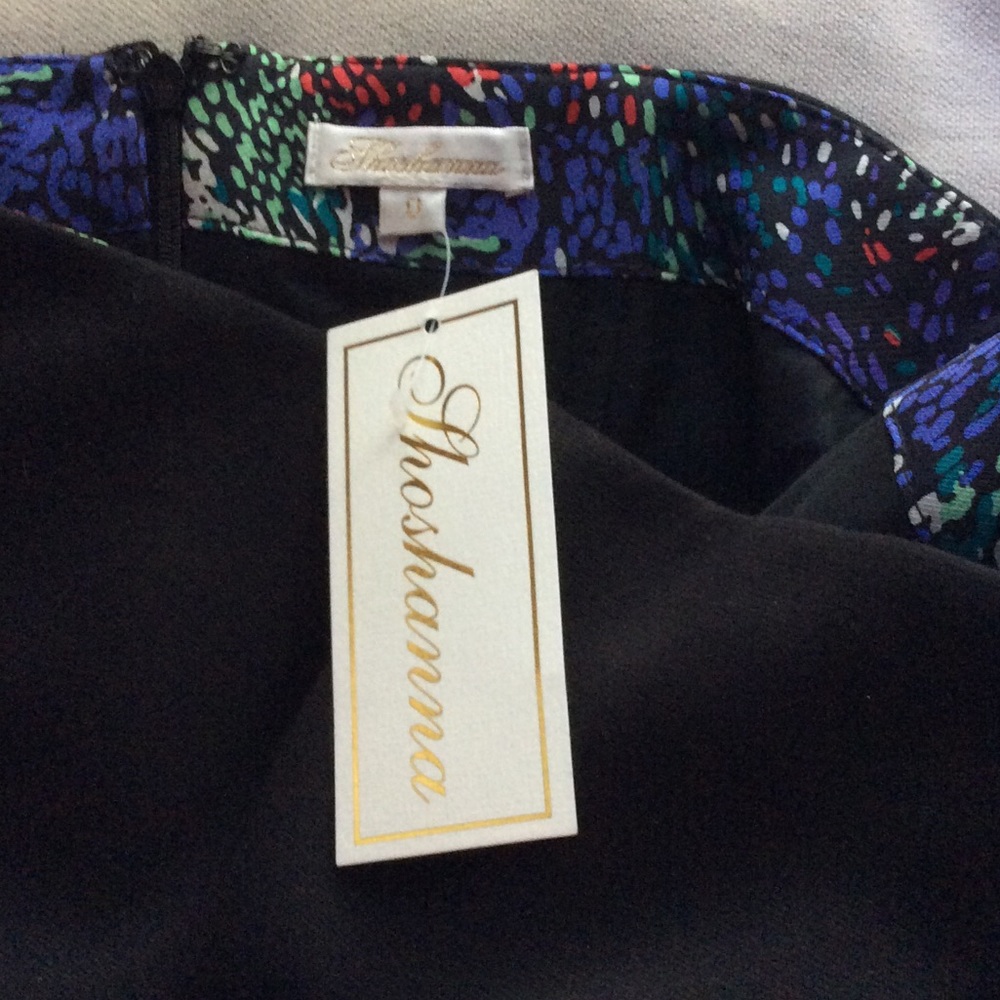 Shoshanna Natalya Strapless Peplum Dress in Black - Picture 8 of 8