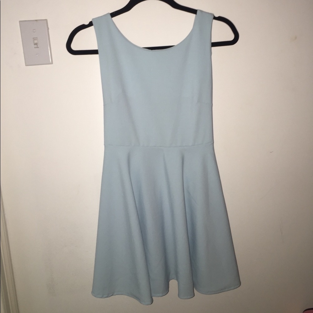 Original blue skater dress