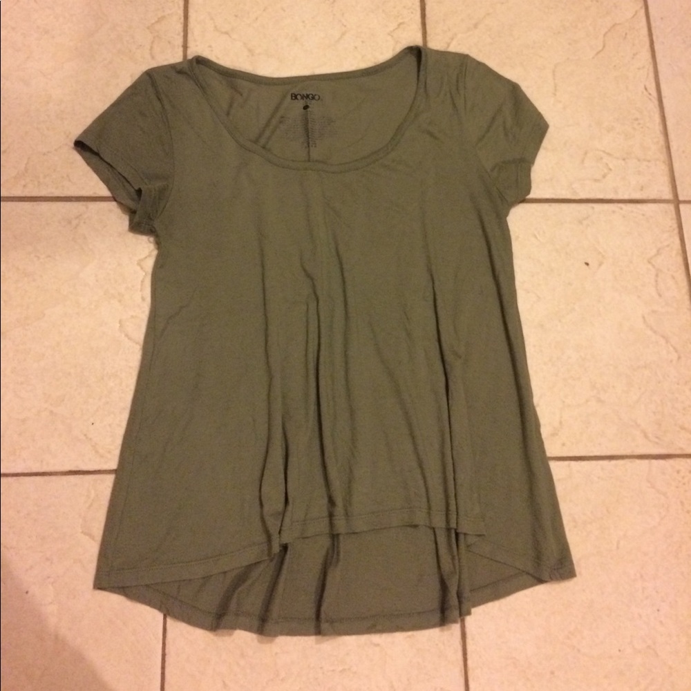 Olive green top