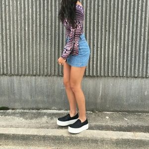 Steve Madden Snake Platform Sneakers