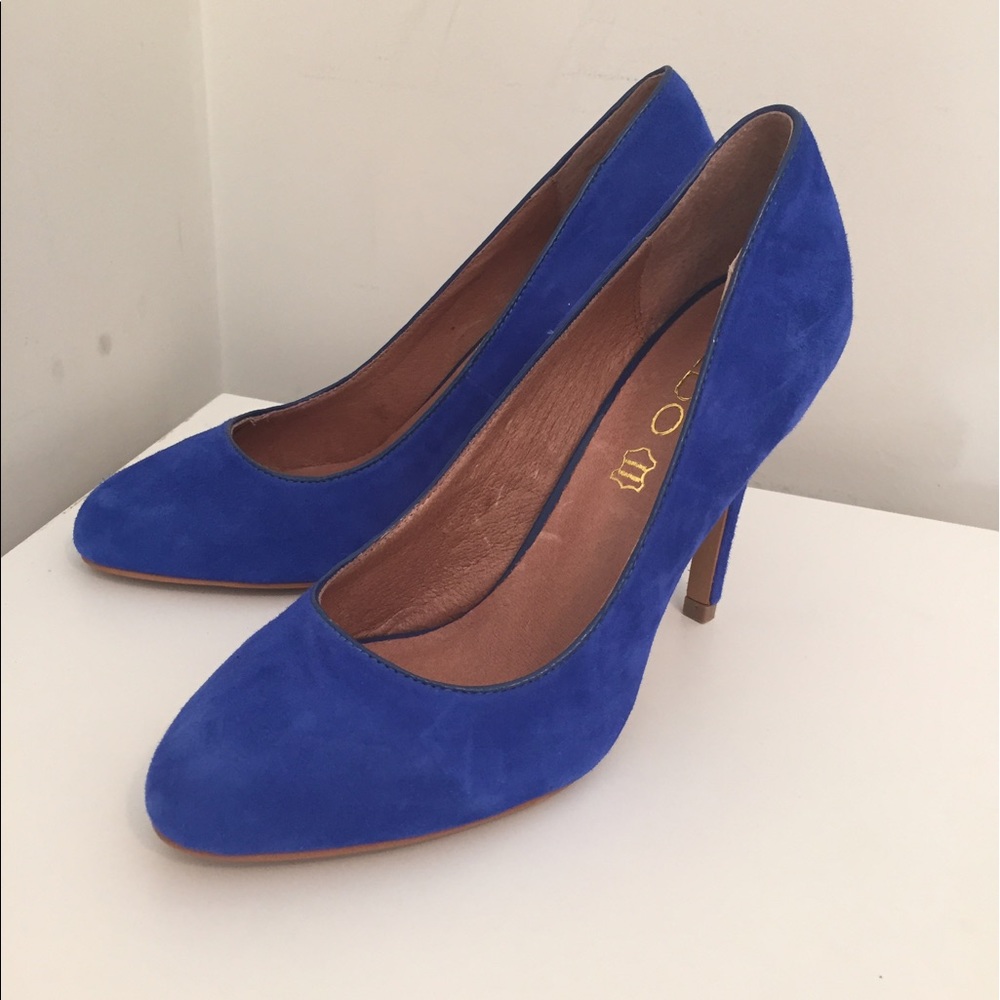 NWOT Blue Aldo Heels