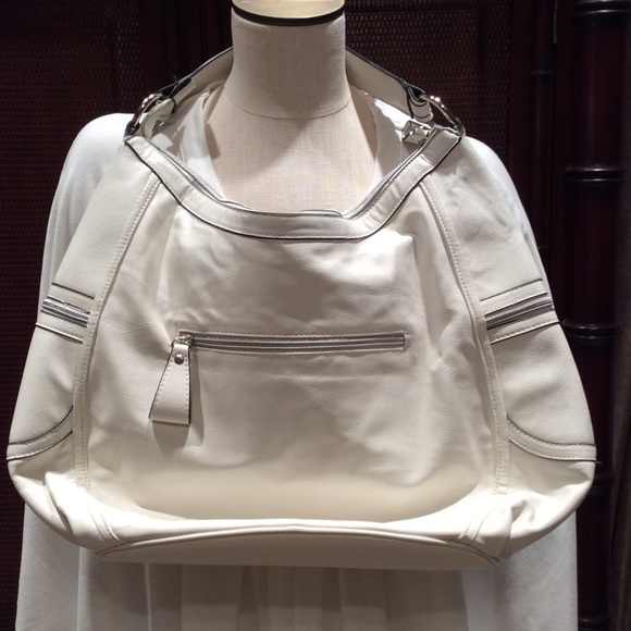 Black and white leather bag - Picture 3 of 7