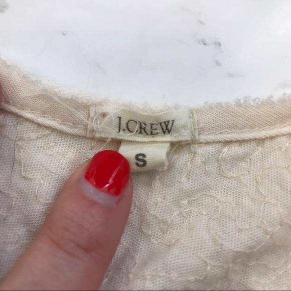 J. Crew // Vintage Cotton Sequin Tank Ivory Blush - Picture 4 of 8