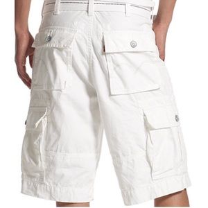 Levi's White Cargo Shorts Size W40