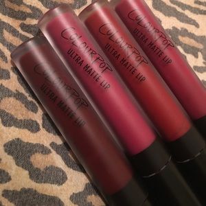 ColourPop Ultra Matte Lipsticks.
