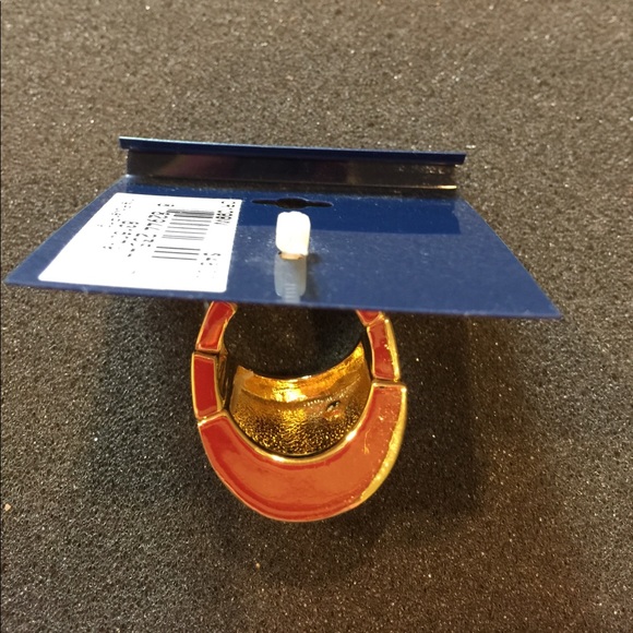 NWT Tara Vanessa Coll. Enamel/Gold Stretch Ring - Picture 3 of 4