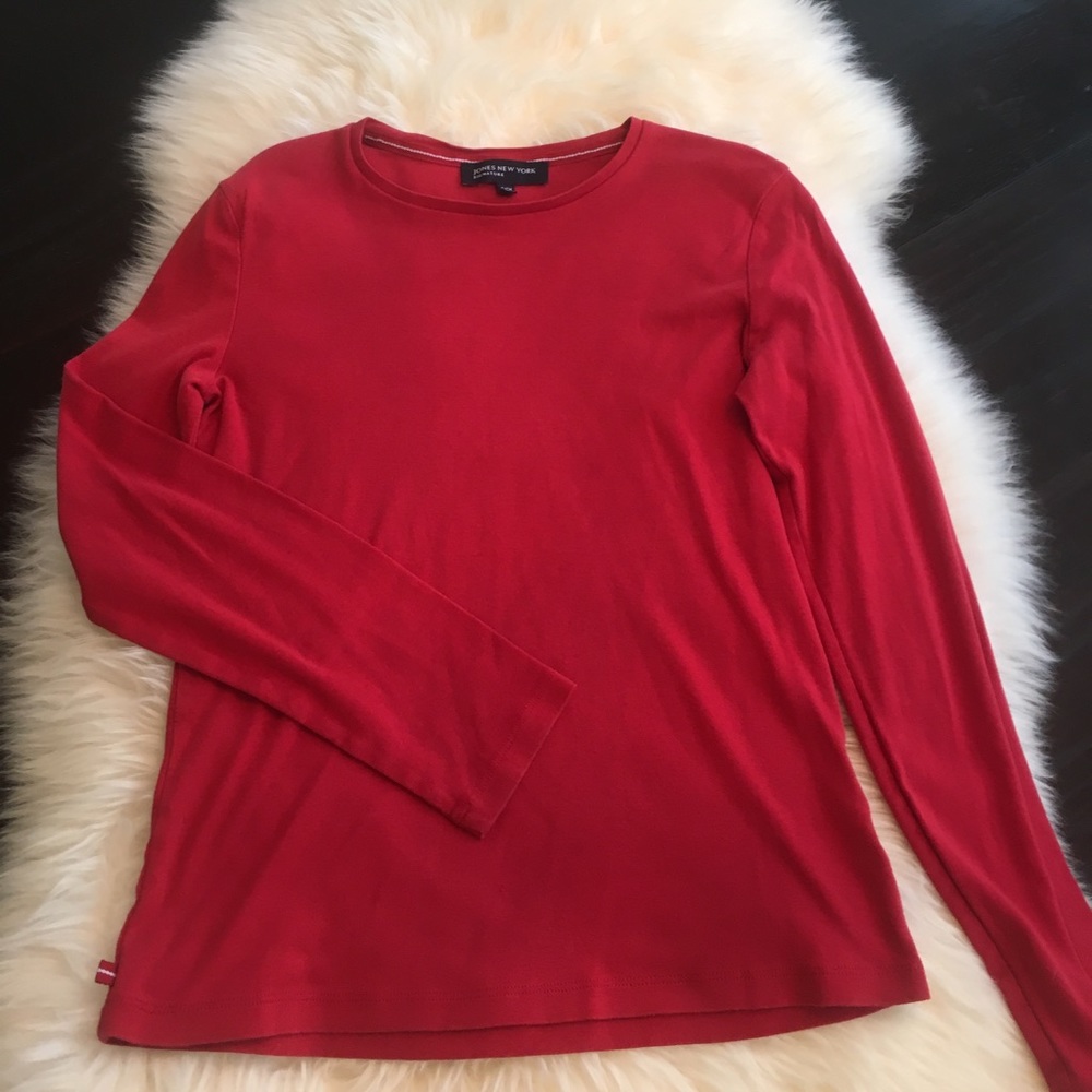 Jones New York signature long sleeve Tee