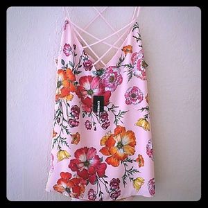 Express Floral strappy top
