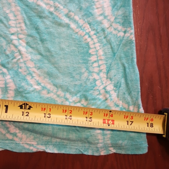 Calypso aqua white rope neck tank top EUC XS - Picture 3 of 5