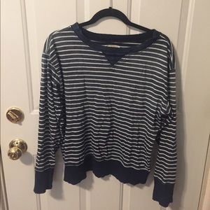 Current/Elliot Distressed Striped Tshirt