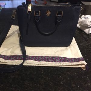 Beautiful Tory Burch navy bag