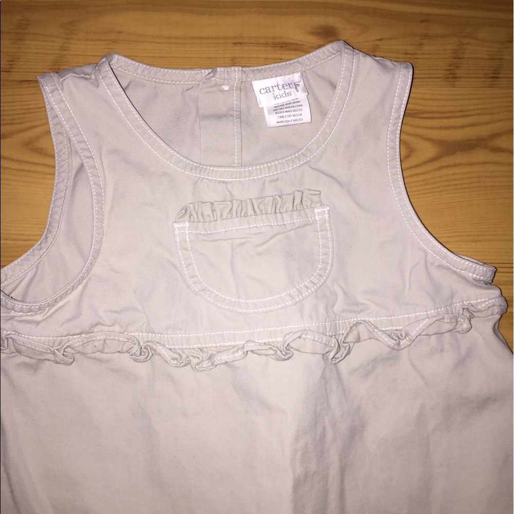 Carter's size 12m tan jumper dress