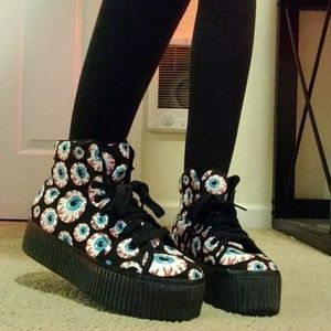 JC Eyeball Platform Sneakers