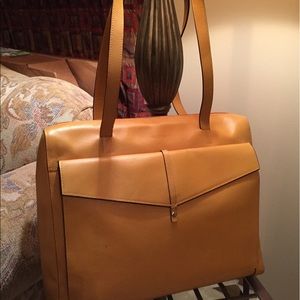 Lodis leather laptop bag