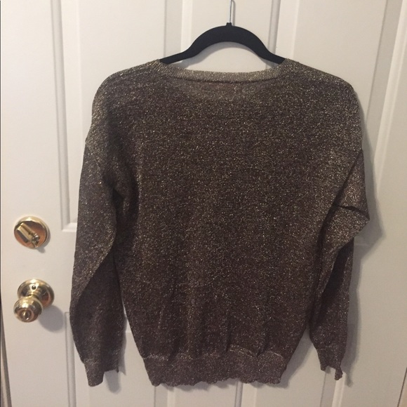 Virginie Castaway Bronze Metallic Sweater - Picture 2 of 4
