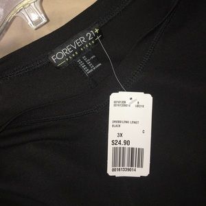 Black F21+ Maxi Dress