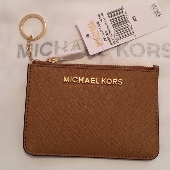 Michael Kors Handbags - NWT Michael Kors Jet Set Card coin pouch