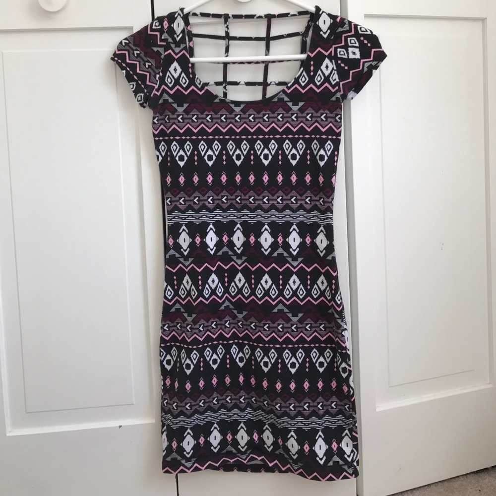 Worn Once! Fun Print Bodycon Dress