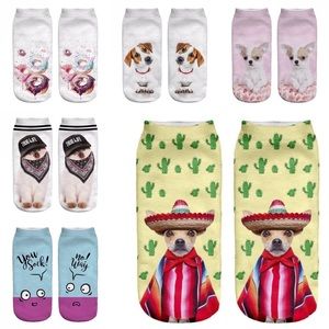 3D Ankle socks