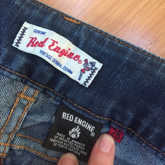 Red Engine bootcut jeans - Picture 2 of 6