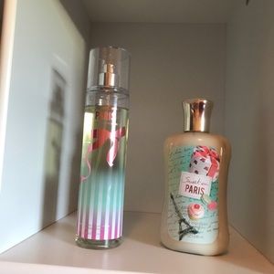 Sweet on pairs lotion and perfume