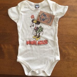 NWT Junk Food Minnie Mouse Onesie