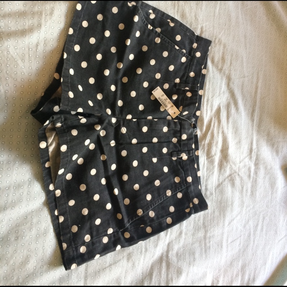 Madewell Broadway & Broome polka dot shorts