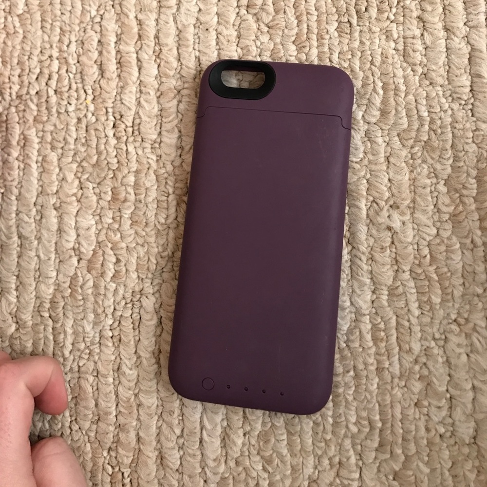 Purple mophi charging case
