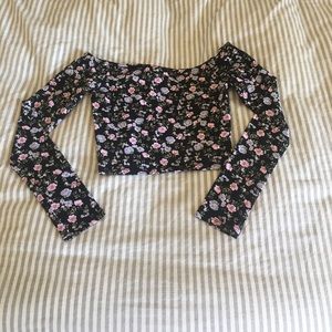 Floral crop top