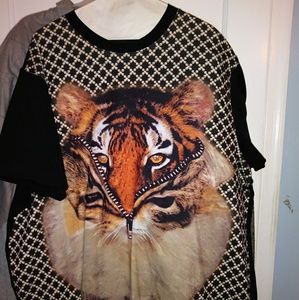 Hudson shirt w/ tiger print
