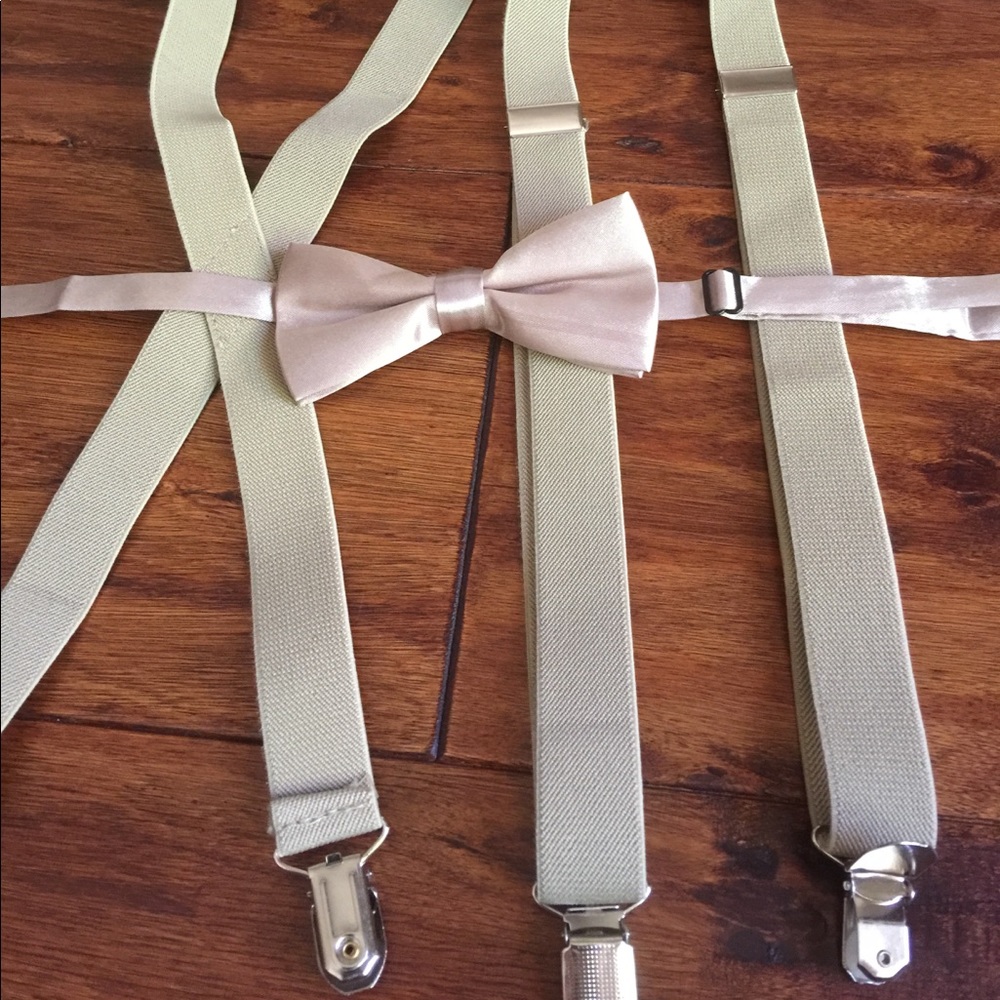 Suspenders and Bow Tie Set