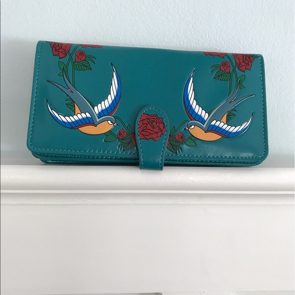 Shag Wear Pleather Wallet