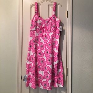 Pink/White/Fuschia Sundress