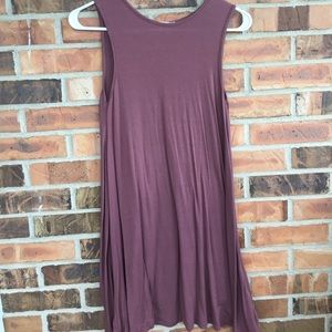 Mauve A-line flowy dress