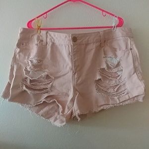 Girly Distressed Shorts