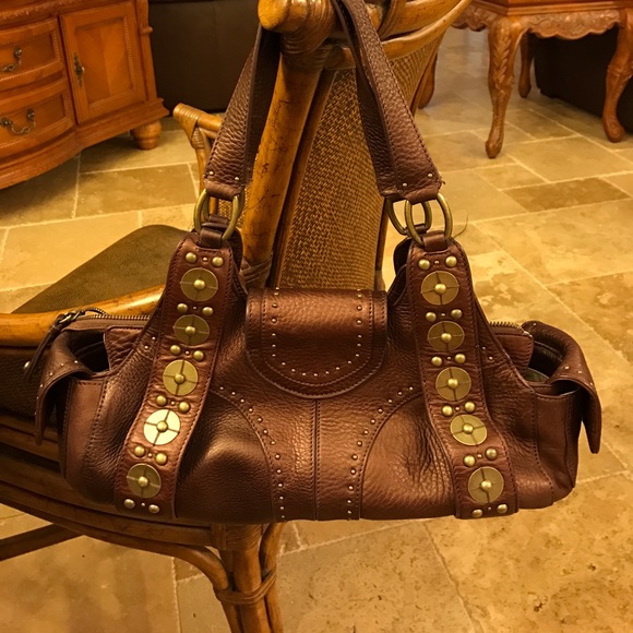 Cole Haan shoulder bag bronze in color never used - Picture 3 of 4