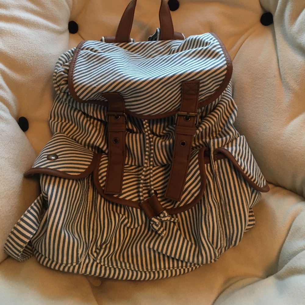 Candie's Striped Backpack