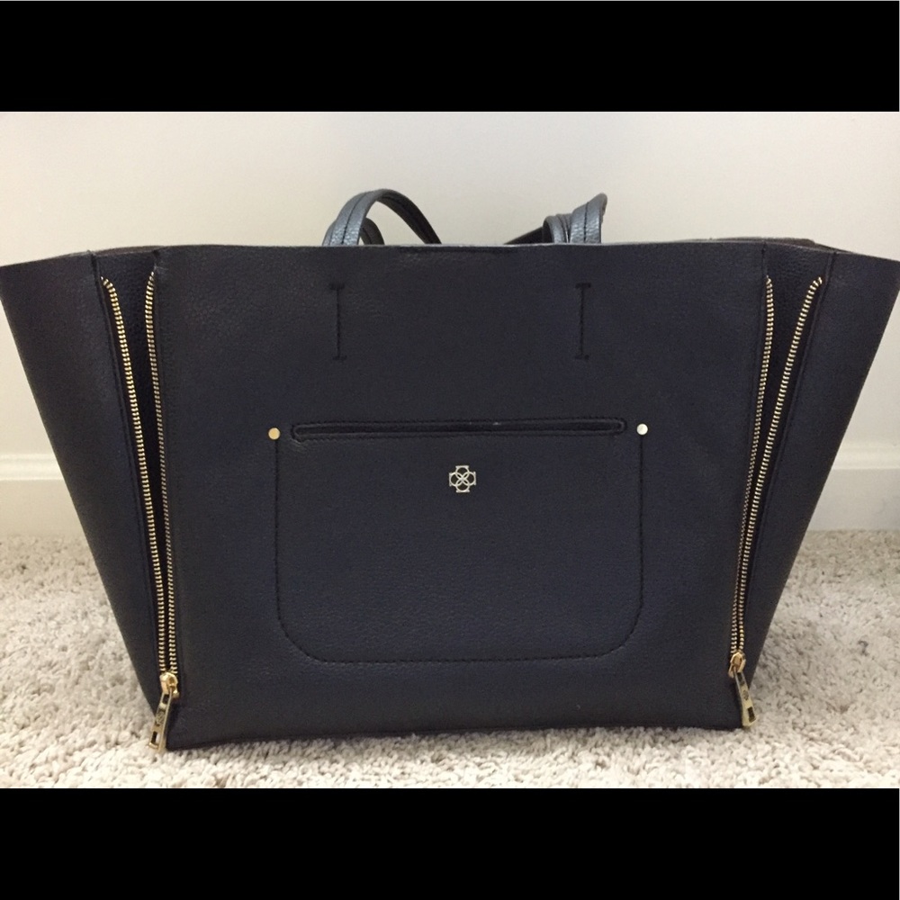Ann Taylor Shopping Tote in Black