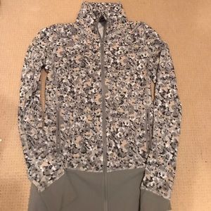 Lululemon define zip jacket, floral print, size 4