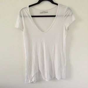 All Saints white vneck tee All Saints white vneck tee