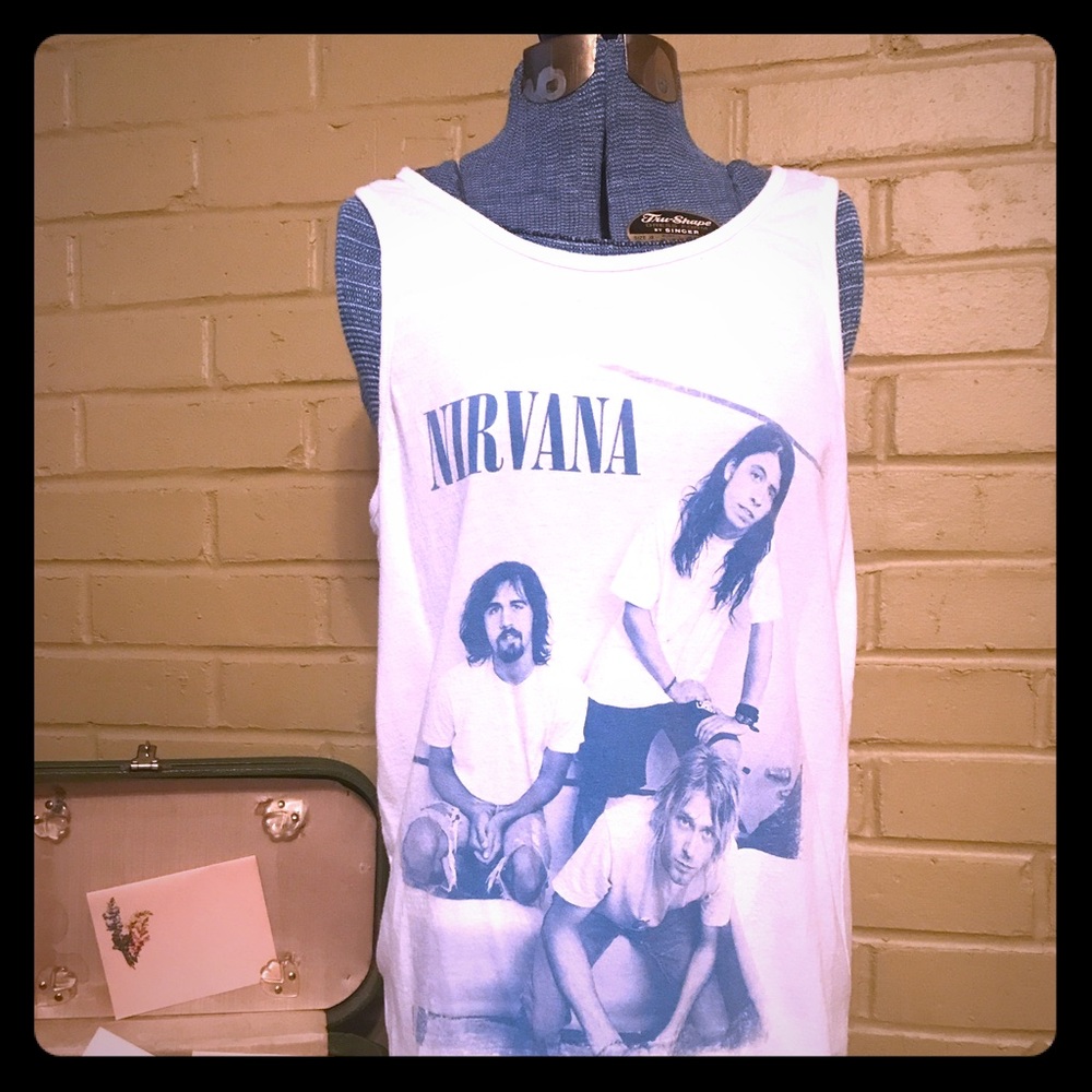 Nirvana Baggy Tank Band Shirt
