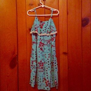 Azteca over flow dress