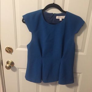 findersKeepers Teal Racerback Peplum Top.