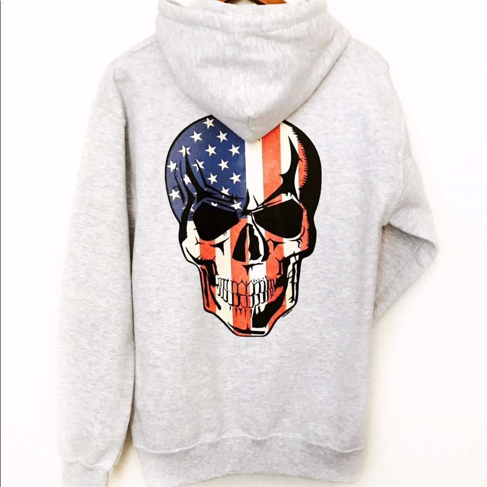 BTF 💀Skull💀 Custom Graphic Hooded.