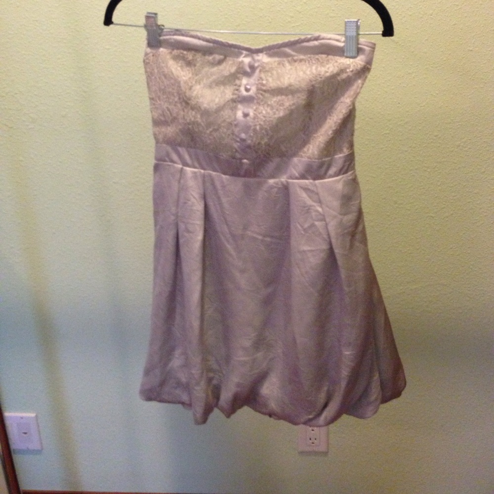 Silver cocktail dress