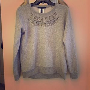 BCBG rhinestone sweater