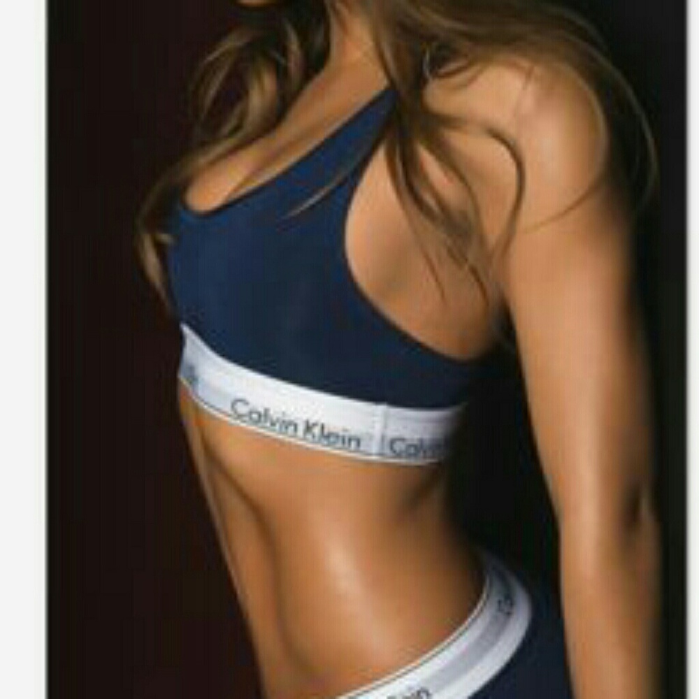 Navy Blue Calvin Bra