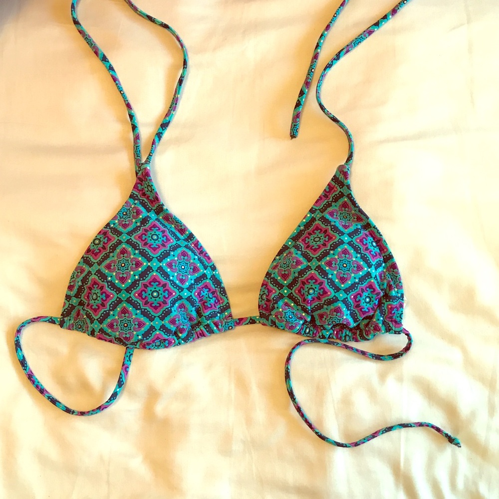 Converse string bikini top